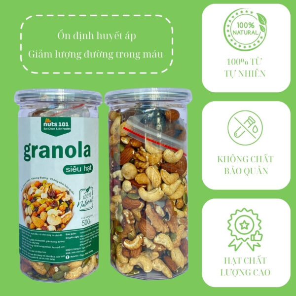 Granola siêu hạt