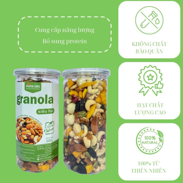 Granola siêu hạt