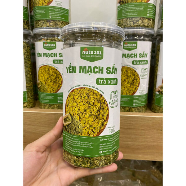 Yến mạch sấy matcha - Hình ảnh 2